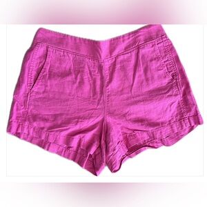 Hot Pink GAP Linen Shorts
